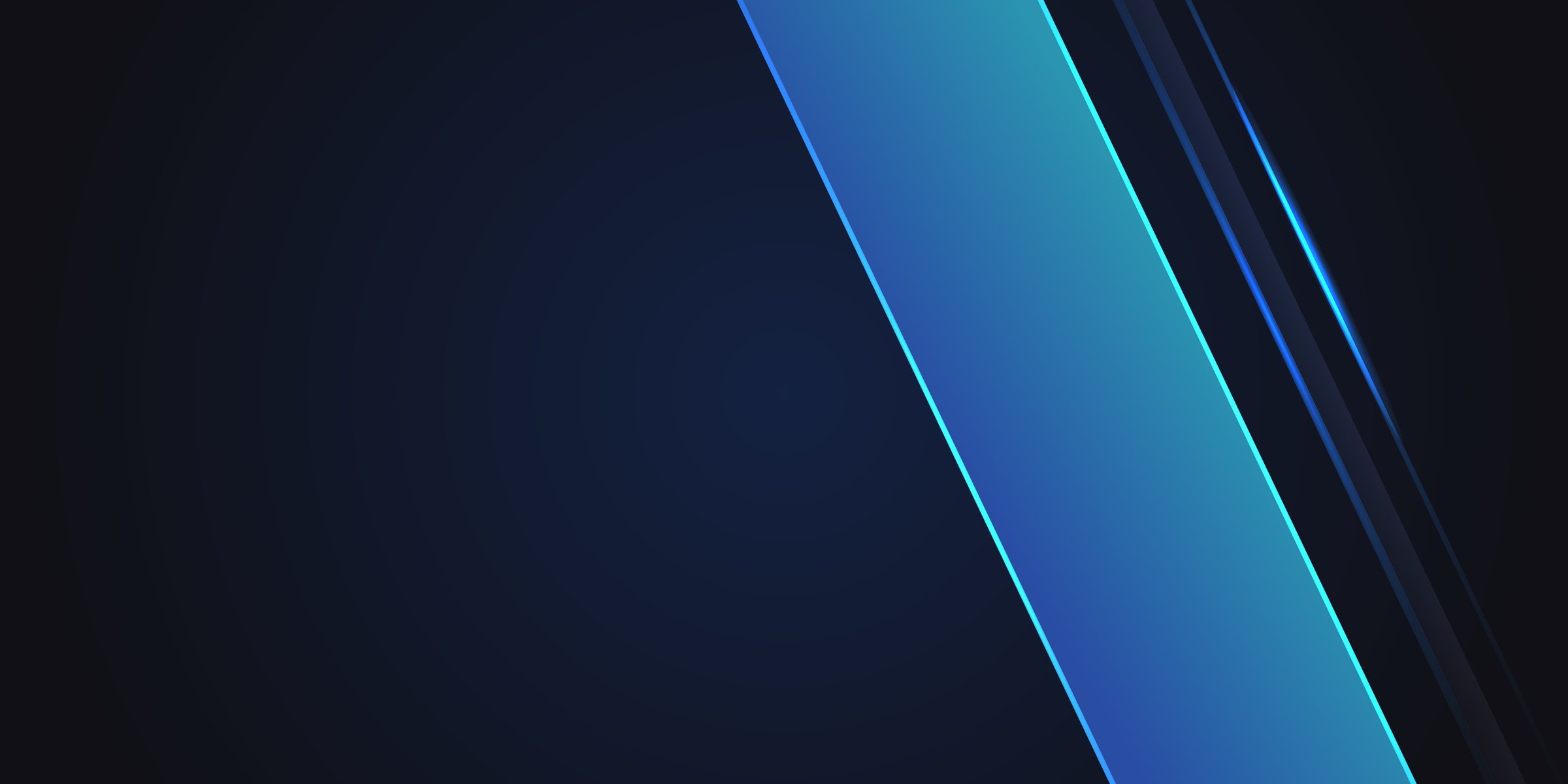 Dark blue abstract background with blue lines.